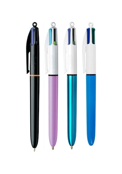 Bic 4 Renk Tükenmez Kalem Farklı Gövde Renklerinde 4 Lü Kalem Set