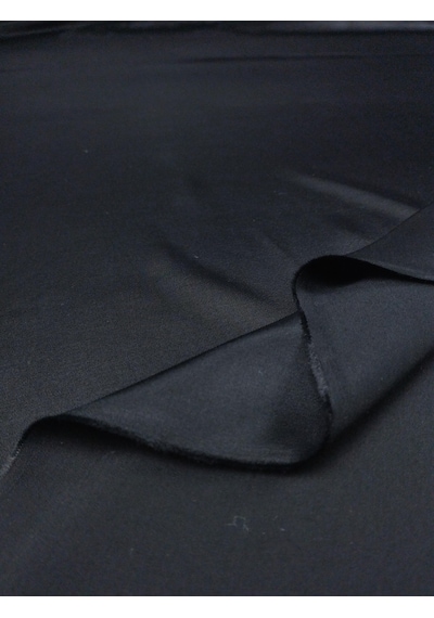 Siyah Saten Viskon 140x330cm-10706 Siyah