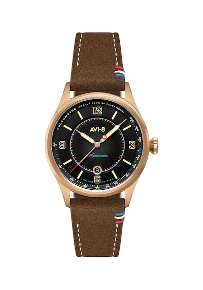 Avı-8 Flyboy Av-4153-04 Lafayette 110th Anniversary Limited Edition Otomatik Erkek Kol Saati Bronz