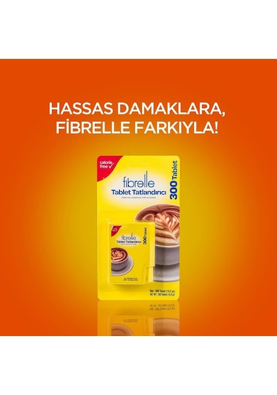 Fibrelle Sukralozlu Tablet Tatlandırıcı 300'lük Kutu