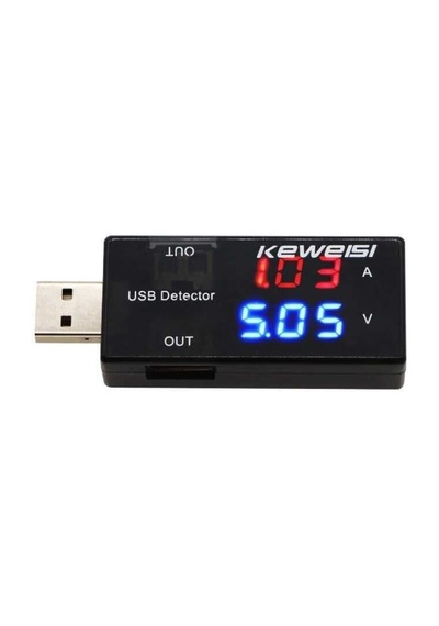 Usb Akım Ve Gerilim Test Cihazı, Volt-amp Ölçer - 2 Usb Çıkışlı