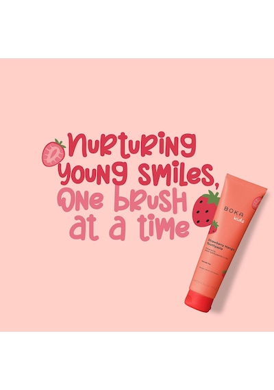 Boka Kids Strawberry Mango N-ha Florürsüz Çocuk Diş Macunu 96gr