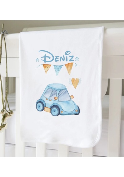 Bk Kids Kişiye Özel 10 Parça Beyaz Hastane Çıkışı Battaniye Ve Yastık Hediye Seti, Yeni Doğan Bebek Giyim Hediyesi-28