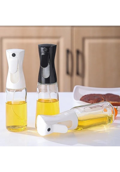 Fethiye Toptan Sprey Yağdanlık Cam Şişe Yağ Püskürtücü Airfryer Kızartma Izgara Salata İçin Yağlık 220 Ml Diğer
