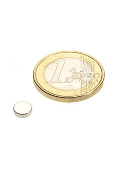 6 X 2 Mm Yuvarlak Neodyum Mıknatıs- 10 Adet