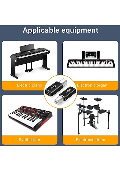 5219 Type C To Usb B Midi Klavye Yazıcı Printer Çevirici Dönüştü