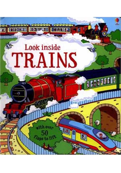 The Usborne Look Inside Trains 5+ Yaş