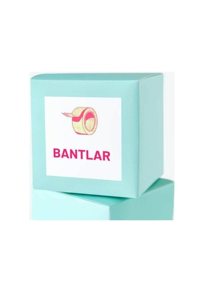 Bant Okula Dönüş Etiketi Kare Mat Sticker Thank You Serisi 4.5 Cm 40 Adet Çok Renkli