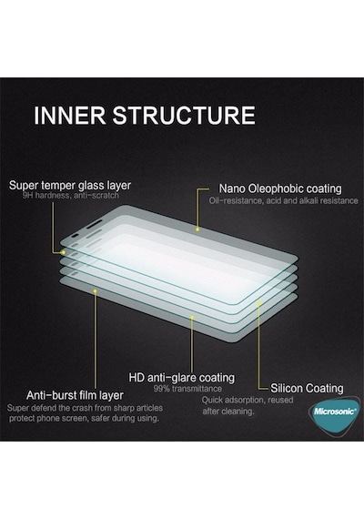 Microsonic Lenovo Uyumlu Tab M10 Plus 3.Nesil 10.6`` (TB-125F-TB-128F) Tempered Glass Cam Ekran Koruyucu