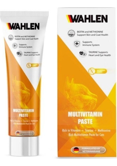 Wahlen Gelişimi Destekleyen Multivitamin Kedi Malt Macun 100 Ml