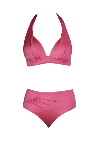 Endeep Beria Kadın Yarım Dolgulu Parlak Pembe Bikini Takımı Parlak Pembe