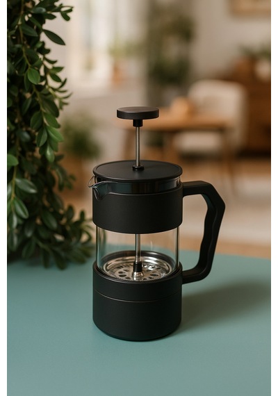 Kiev - French Press Siyah 350ml Siyah