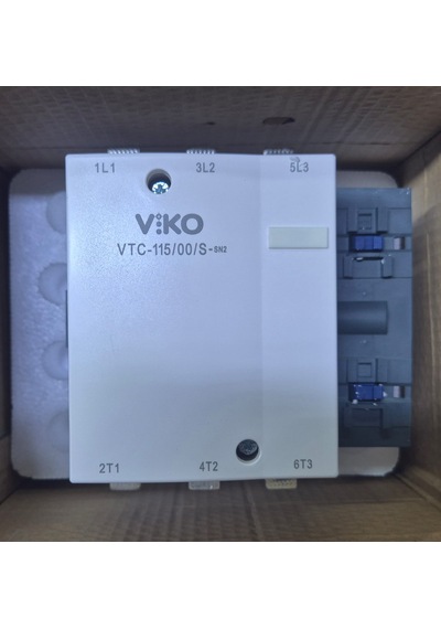 Viko Vtc-115/00/s-sn2 55 Kw-115a Ac 230v 50hz 3-kutup Kontaktör