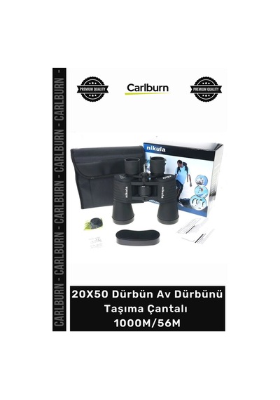 Dürbün Net Görüntü Zoom Su Geçirmez Nikula 20x50 Dürbün Av Dürbünü Taşıma Çantalı 1000m56m Çok Renkli