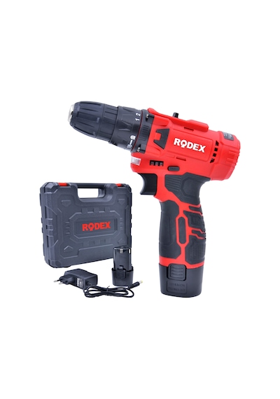 Rodex RDX3322 12V 1.5AH Çift Akülü Şarjlı Matkap Vidalama