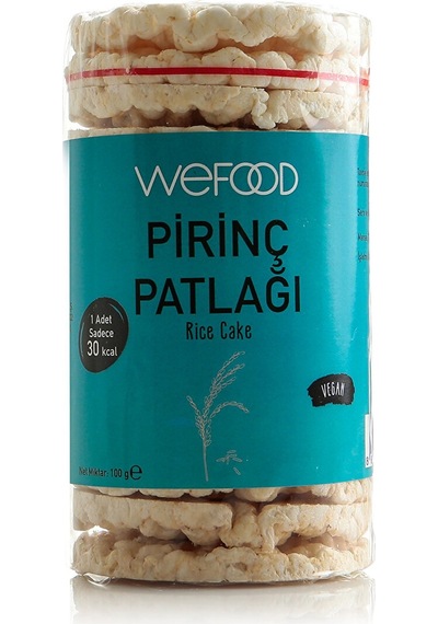 Wefood Glutensiz Pirinç Patlağı 100 Gr WEF-0002