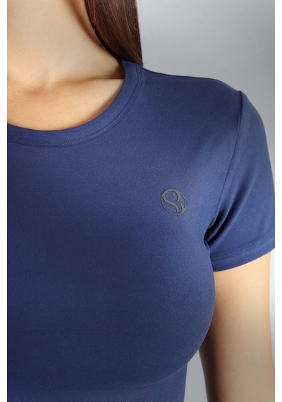 Kadın 2'li Organik Kumaş Bisiklet Yaka Vücuda Oturan Slim Fit Atlet Bluz Lacivert-kahverengi Kadın 2'li Organik Kumaş Bisiklet Yaka Vücuda Oturan Slim Fit Atlet Bluz Lacivert-kahverengi