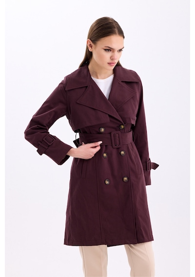 Pastelastore %100 Pamuk Gabardin Midi 95cm Astarlı Kemerli Kadın Trençkot 1113 Acı Kahverengi Pastelastore %100 Pamuk Gabardin Midi 95cm Astarlı Kemerli Kadın Trençkot 1113 Acı Kahverengi