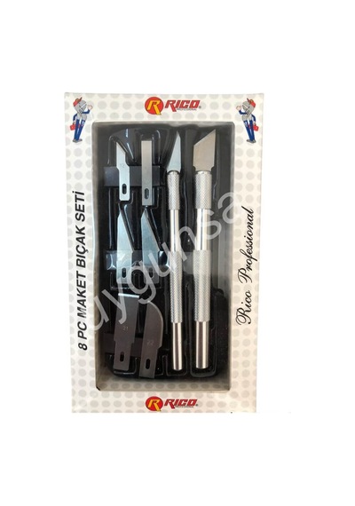 Rico 8 Parça Hobby Maket Bıçak Seti