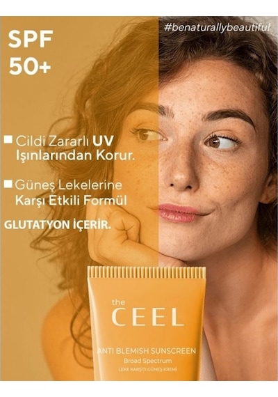 The Ceel Leke Karşıtı Spf 50+ Güneş Kremi 50ml