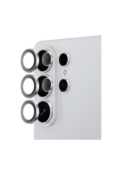 Galaxy S26 Ultra Uyumlu Amazingthing Titan Ar Safir Kamera Lens Koruyucu Uygulama Aparatlı Gümüş