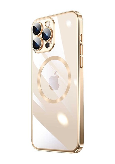 Apple Uyumlu iPhone 14 Pro Max Kılıf Wireless Şarj Özellikli Sert Pc Riksos Magsafe Kapak