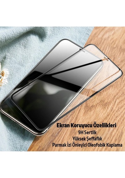 İphone 11 Pro 2in1 Full Glue Tempered Cam Ekran Koruyucu +kamera Lens Set- 5775