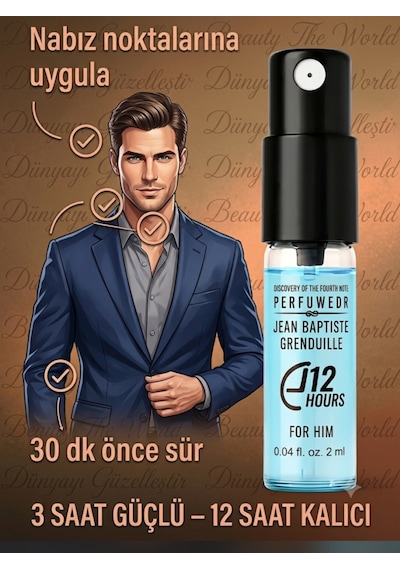 Özel Seri: Jean Baptiste Grenouille Premium Kutu - Erkek Parfümü 2 Ml Aromatik