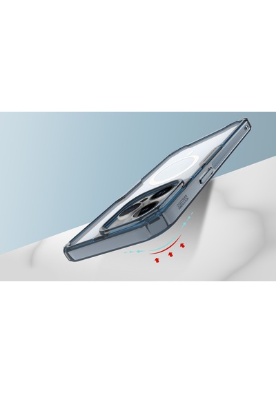 Nillkin Apple Uyumlu iPhone 15 Pro Magsafe Özellikli Nature Tpu Pro Kapak Şeffaf