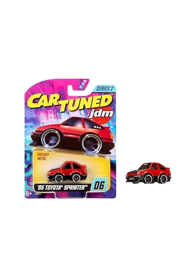 Jdm Seri 2 1985-87 Sprinter Trueno Gt-apex Ae86, Siyah Kırmızı, Diecast Metal Oyuncak Araba, Koleksiyon