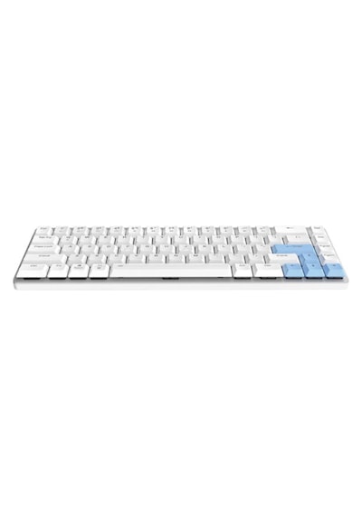 Ek868 White %65 Red Low-profile Switch Bluetooth İngilizce Mekanik Gaming Klavye