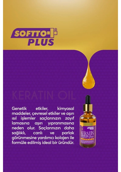 Softto Pluskeratin Saç Bakım Yağı 50 Ml - 937776685 Diğer