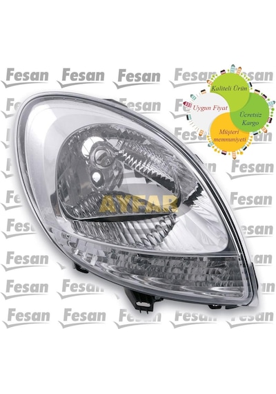 Renault Kangoo Sol Ön Far Motorlu Elektrikli 2003-2008 N11.2393