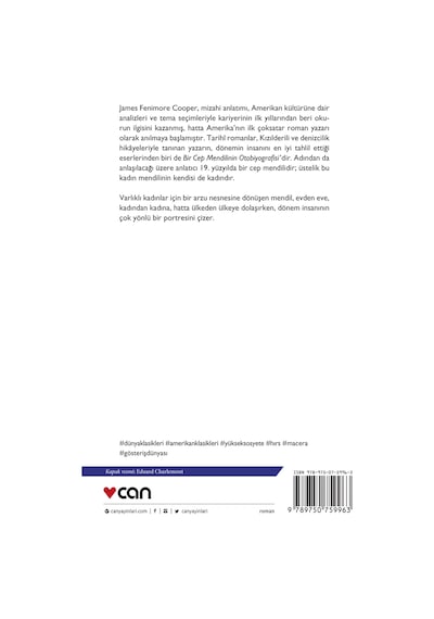 Bir Cep Mendilinin Otobiyografisi - James Fenimore Cooper - Can Yayınları