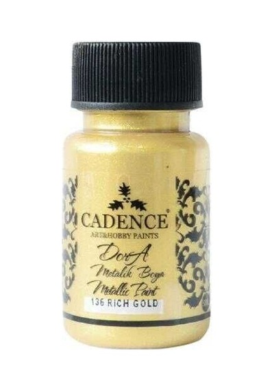 Cadence 136 Rich Gold Dora Metalik Boya 50 Ml