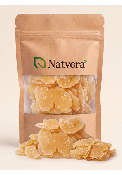 Natvera Zencefil Kurusu 500 G Dilimlenmiş Kilitli Kraft Paket 500  G