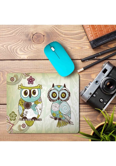 Baykuş Baskılı Mouse Pad