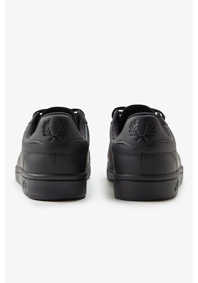 Fred Perry B1314 Leather Emb Ovd Branded Erkek Günlük Ayakkabı Siyah