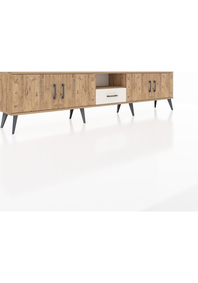 Arges Tv Ünitesi 3 Raflı Tek Çekmeceli 4 Kapaklı 220x30x51 Çam-çam/aytaşı Atlas Çam/aytası - Atlas Çam Arges Tv Ünitesi 3 Raflı Tek Çekmeceli 4 Kapaklı 220x30x51 Çam-çam/aytaşı Atlas Çam/aytası - Atlas Çam