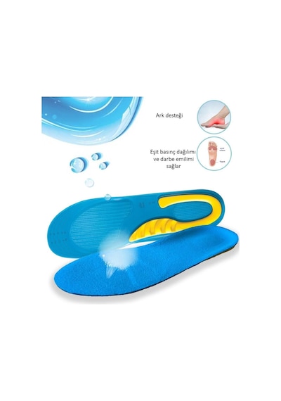 Gel Comfort GC12 Ortopedik Jel, İş ve Botlar İçin Ayakkabı Tabanlığı