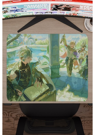 Alhaitham Genshin Impact Anime Gacha V5 - 48x40 Xl Gaming Mouse Pad Fare Altlığı