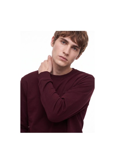 Jeep Bordo Erkek Sweatshirt J5wm-swt7221