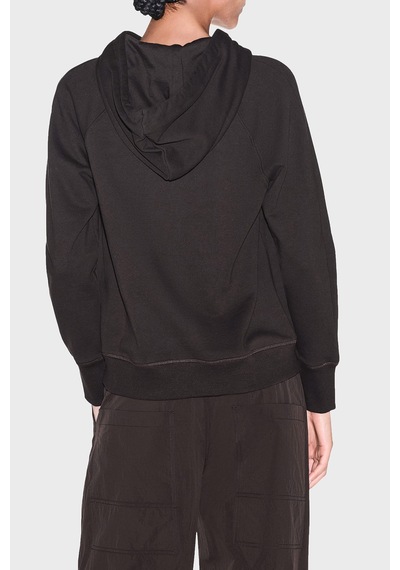 Armani Exchange %100 Pamuk Kapüşonlu Sweat Kadın Sweat Xw002399 Af25527 U6032 Kahve