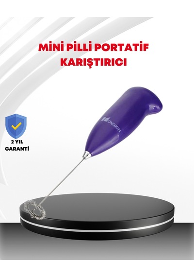 El Tipi Pratik Mikser Kahve, Süt, Bebek Maması Ve Yumurta Çırpıcı Sarı