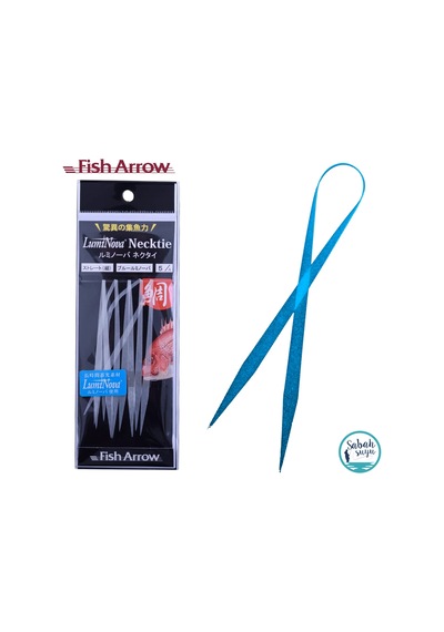 Fish Arrow Luminova Straight Nectie Blue Glow 5 Adet
