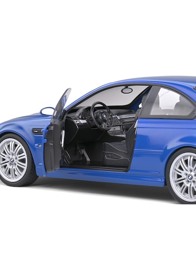 Solido S1806502 1/18 Bmw E46 M3 Coupé Laguna Blue 2000
