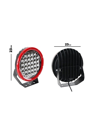 9" 96W 32 Led Explorer Kırmızı Off Road Led Lamba