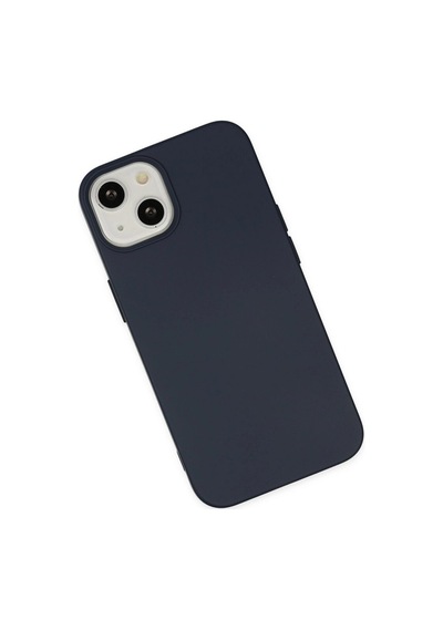 Apple, Uyumlu iPhone 15 Kılıf Nano İçi Kadife - Lacivert - Aflc-877097