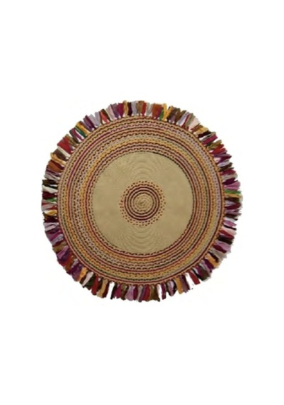 Jüt Halı El Yapımı Daire Model:412