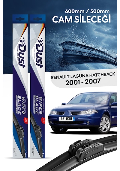 Renault Laguna Hatchback Silecek Takımı 2001-2007 Uyumlu 600mm/500mm